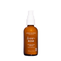 A 50 mL amber bottle of One-Love Organics Love+ Rose Hydrating Serum