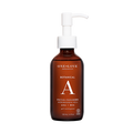 A 120 mL amber bottle of One+ Love Organics Botanical A Facial Cleanser with a white pump dispenser